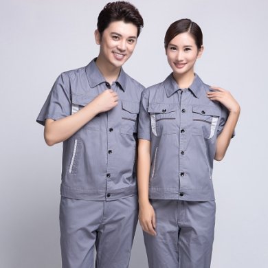 夏季員工工作服，員工夏季工服定做