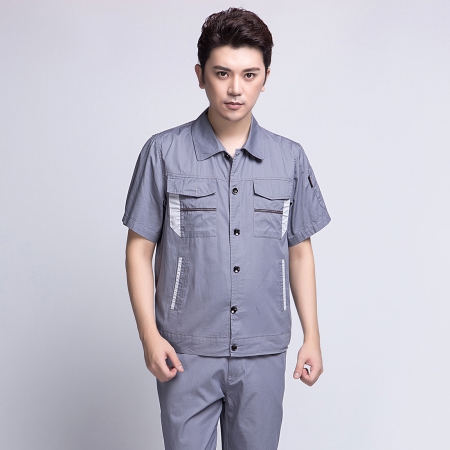 夏季員工工作服，員工夏季工服定做