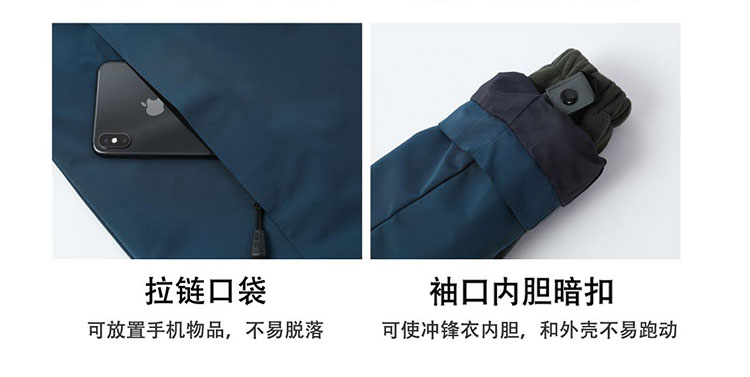 沖鋒衣細節(jié)